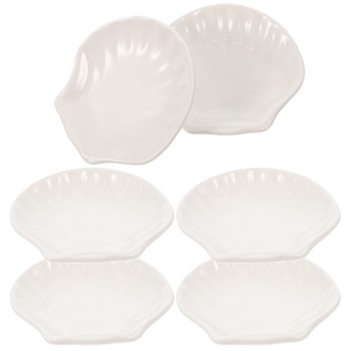 Pcs scallop serving dish - ,