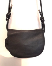 Zara Womens Black Leather