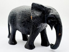 HAND CARVED WOODEN ELEPHANT