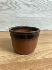Small Terracotta Pot 1.5" Mini Succulent Planter Brown Glazed Ceramic NEW