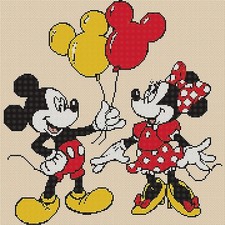 Cross stitch chart mickey - cross,