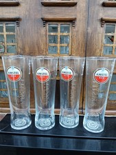 4  x Amstel Pint Glasses Brand