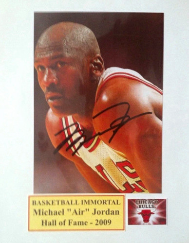 Signed michael jordan - jordan, 5x7
