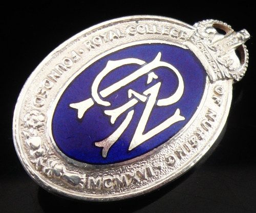 Vintage enamel nursing badge - nursing,