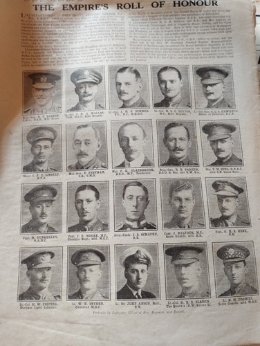 Sk311 ephemera ww1 1918 - ephemera, small