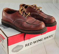 Red wing moc toe oxford - red,