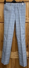 Vintage 70s Farah Blue Check