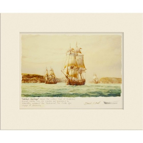 Signed print david - by, bell