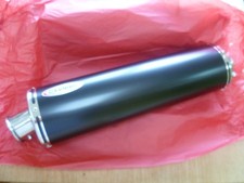 NEW Beowulf Exhaust Endcan SUZUKI 1200 BANDIT Mk2 OVAL BLACK STAINLESS STEEL