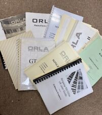 Orla Organ Handbook/Manual/Songfinder - Various  FREE POSTAGE