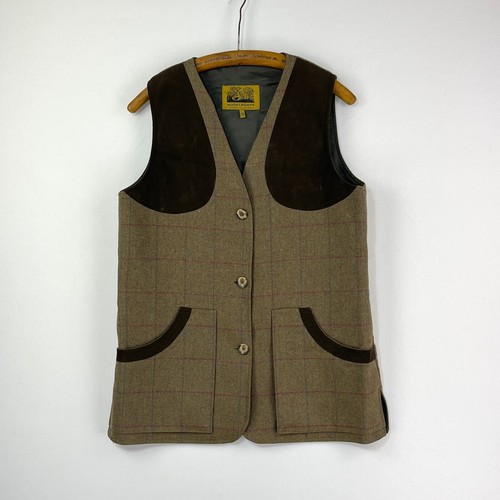 Hucklecote tweed shooting vest - shooting,