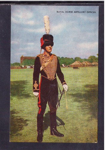 Royal horse artillery officer - royal,