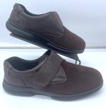 Easy B ‘JASON’ House Shoes / Slippers Extra Wide / Deep Brown VGC Men's UK 11