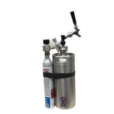 Mini Keg Beer Growler 4L Steel