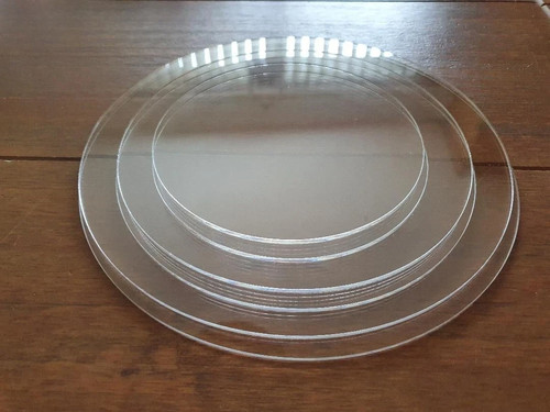 Ganache plate round - , set