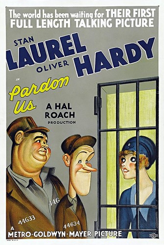 Laurel and hardy pardon - pardon, us