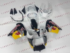 For 2000-2001 Kawasaki ZX-9R White Black ABS Injection Mold Bodywork Fairing Kit