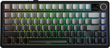 Aula F75 Max 75% Wireless Mechanical Keyboard with TFT Screen - Gradient Grey (R