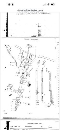 Suzuki t250 pair handlebar - suzuki,