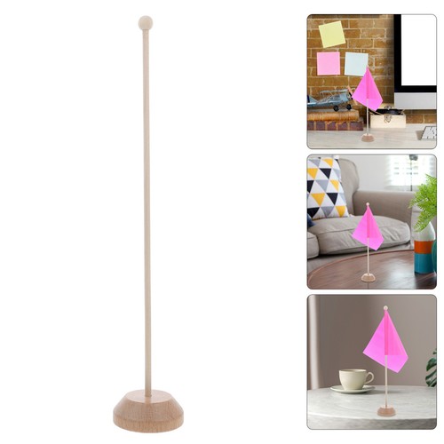 Sturdy wooden flagpole base - flagpole,