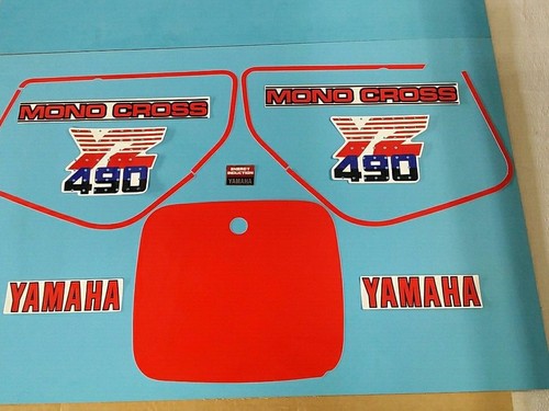 Yamaha yz490 1986 decal - yamaha,