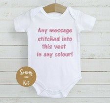 Personalised Baby Vest