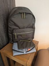 JEM + Bea Jamie designer eco changing bag backpack  khaki green