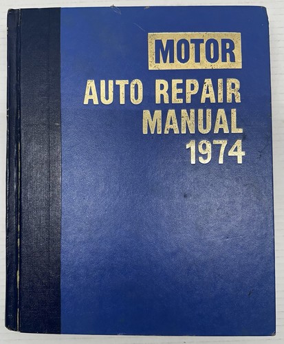 Motor auto repair - repair, 1974