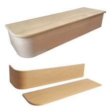 Solid Oak Left Hand Bullnose