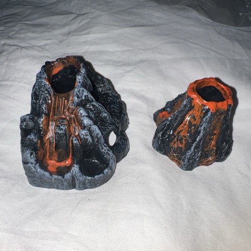 Aquarium decorative volcano - decorative,