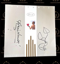 SIGNED ANNIE LENNOX DAVE STEWART EURYTHMICS SWEET DREAMS VINYL RARE AUTHENTIC  