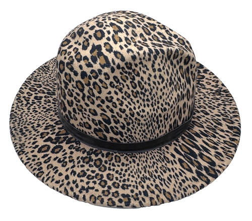 Hat fedora stylish leopard - hat,