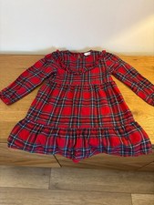 PRIMARK RED TARTAN DRESS - AGE