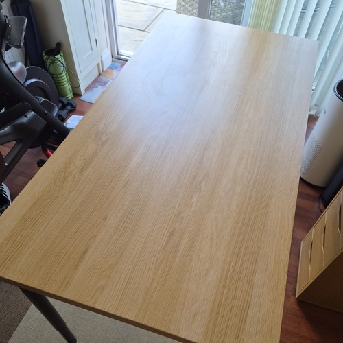 Ikea oak effect desk - effect,
