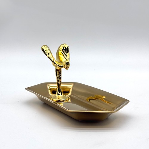 Rolls royce gold ashtray - rolls-royce,