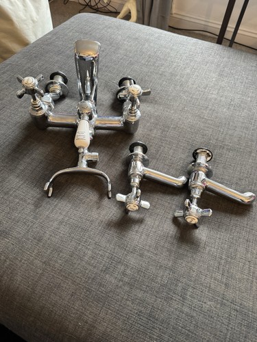 Heritage bathrooms chrome bath - bathrooms,