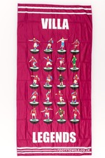 Aston Villa Legends microfibre beach towel claret & blue towel bag AVFC subbuteo