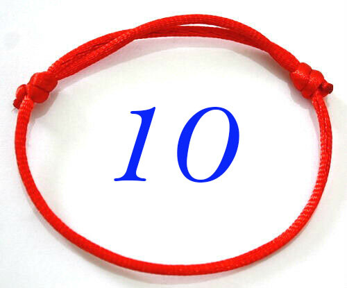 Red string kabbalah lucky - 10,