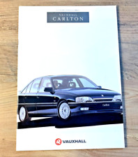 VAUXHALL CARLTON inc GSi 300 24v COLLECTIBLE ORIGINAL CLASSIC CAR SALES BROCHURE