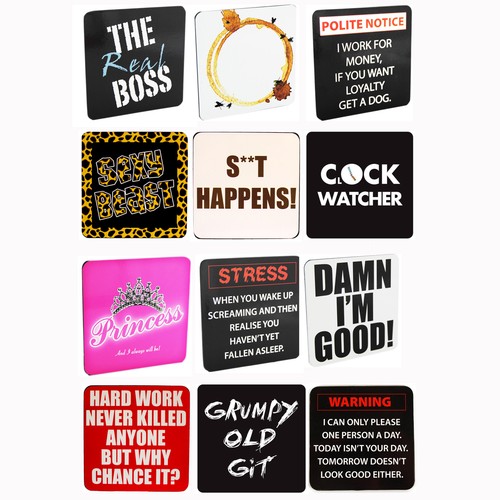 Novelty coasters drinks - coasters, mat