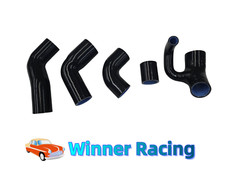 Black turbo hoses fit volvo - black,