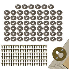 60x Metal Round Keyhole