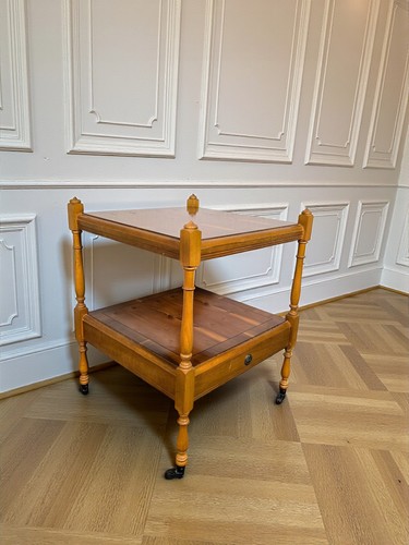 Antique style yew lamp - antique,