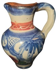 Hand-Painted Folk Art Ceramic