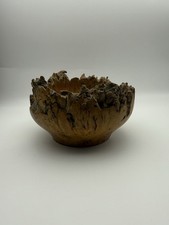 Hand-Turned Burr Oak Wooden Bowl by Merlin Woodcare – Teesdale – 5.5” Wide