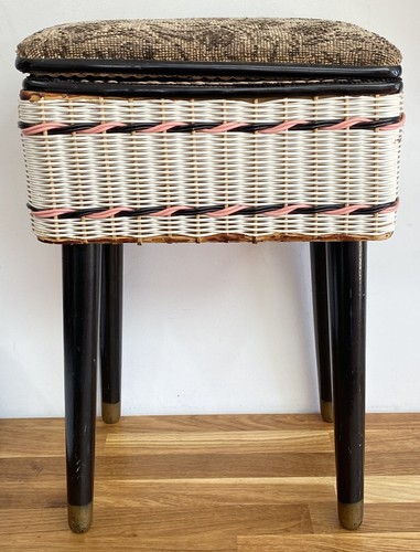 Vtg sewing storage box - sewing,