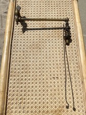 ANTIQUE Brass Twisted Gas