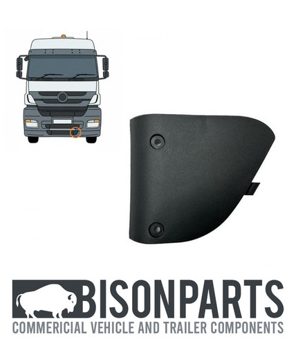 Front bumper spoiler blanking - front,