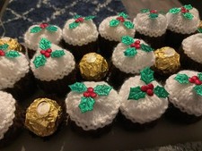 X6 Hand Knitted Christmas