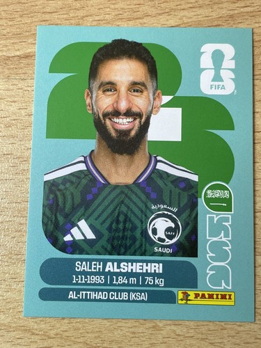 Panini world cup 2026 - cup, saleh